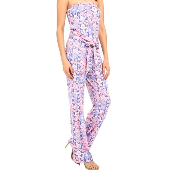 Lilly Pulitzer Strapless Jumpsuit - Size XS - Picture 1 of 6